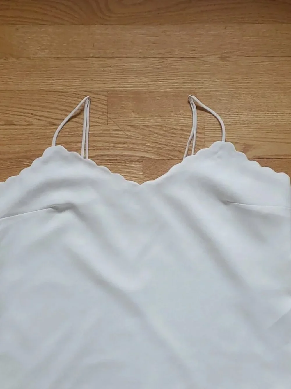 J. Crew Scalloped Hem Cami Size 12 | Scallop Hem Sleeveless Top
